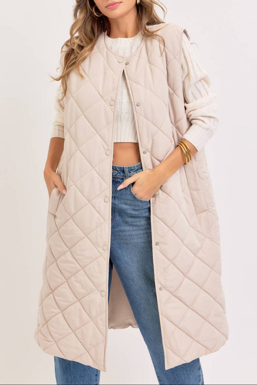 Quilted Puffer Vest