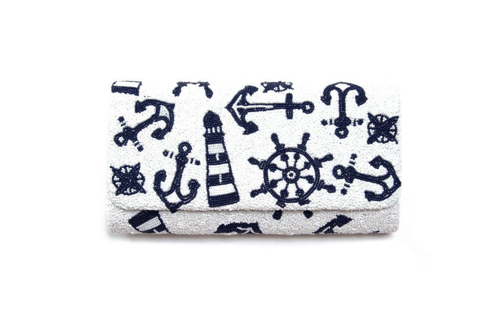 By The Sea Beaded Bag