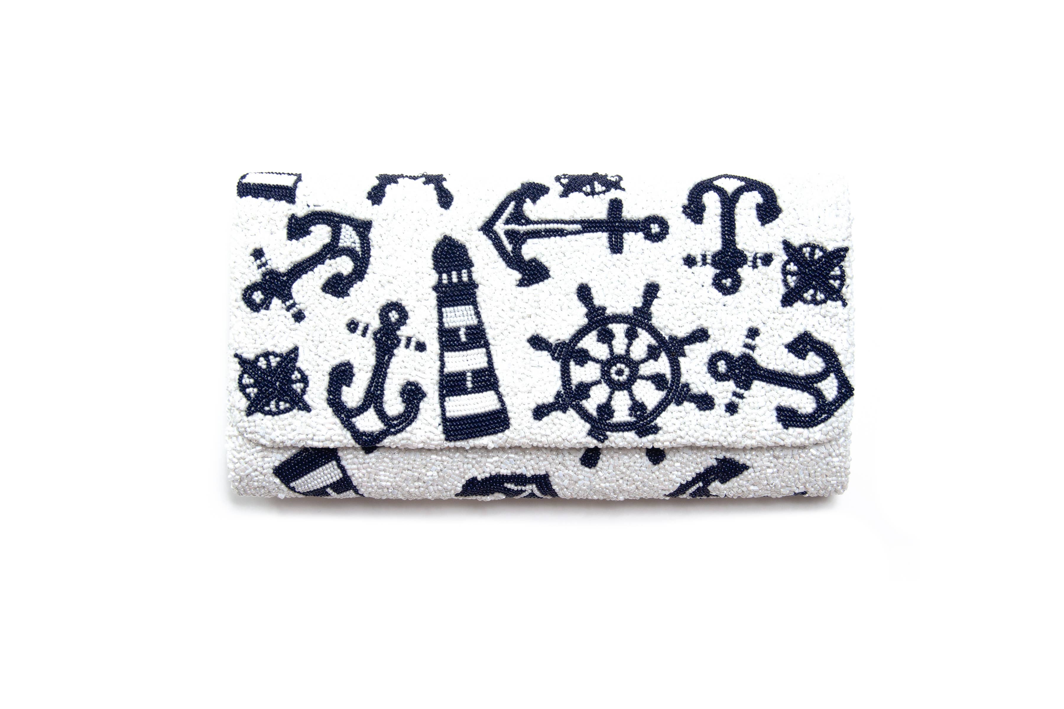 By The Sea Beaded Bag