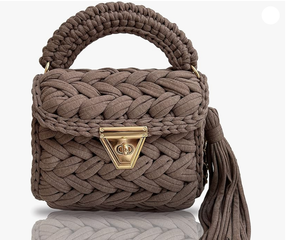 Handmade Crochet - Brown/Gold